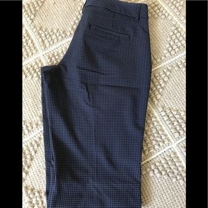 Editor Express Work Pant Blue Plaid Sz 8